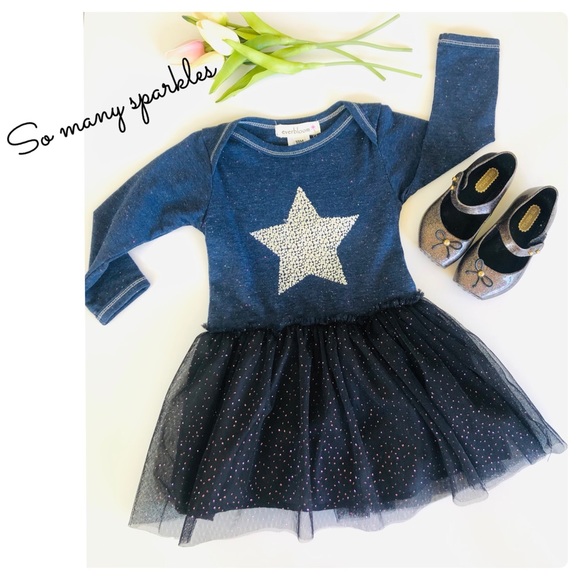 Mini Melissa Other - Boutique Everbloom glittery dress & mini melissas